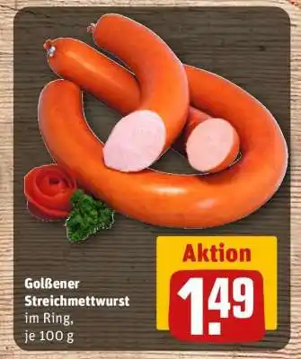 REWE Golßener Streichmettwurst Angebot