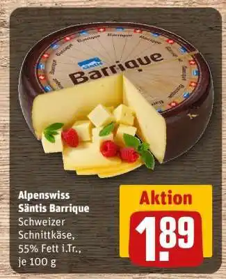 REWE Alpenswiss Säntis Barrique Angebot
