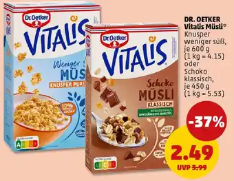 PENNY DR. OETKER Vitalis Müsli Angebot