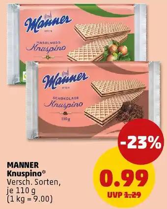 PENNY MANNER Knuspino Angebot
