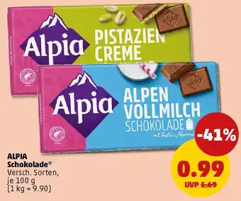 PENNY ALPIA Schokolade Angebot