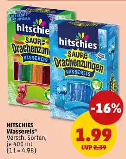 PENNY HITSCHIES Wassereis Angebot