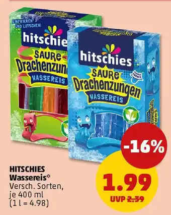 PENNY HITSCHIES Wassereis Angebot