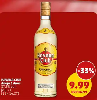 PENNY HAVANA CLUB Añejo 3 Años Angebot