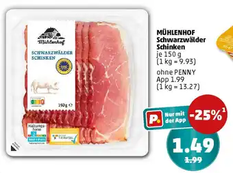 PENNY MÜHLENHOF Schwarzwälder Schinken Angebot