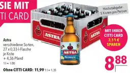 CITTI Markt Astra Angebot
