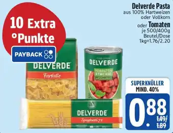 Edeka Delverde Pasta oder Tomaten Angebot