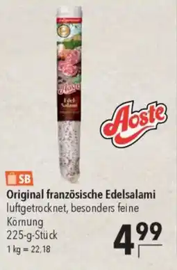 CITTI Markt Aoste Original französische Edelsalami Angebot