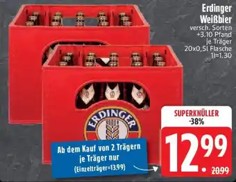 Edeka Erdinger Weißbier Angebot