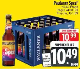 Edeka Paulaner Spezi Angebot