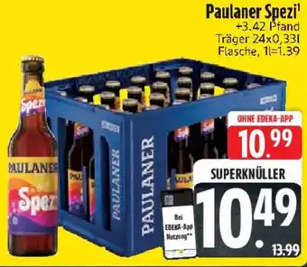 Edeka Paulaner Spezi Angebot