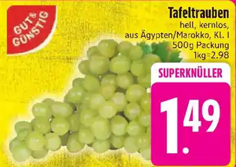 Edeka GUT&GÜNSTIG Tafeltrauben Angebot