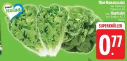 Edeka Mini-Romanasalat oder Kopfsalat Angebot