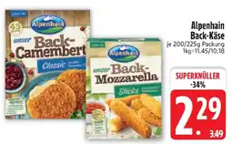 Edeka Alpenhain Back-Käse Angebot