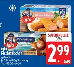 Edeka iglo Fischstäbchen Angebot