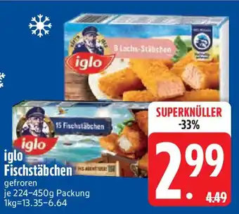 Edeka iglo Fischstäbchen Angebot
