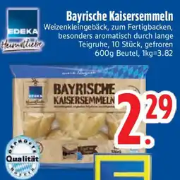 Edeka Bayrische Kaisersemmeln Angebot
