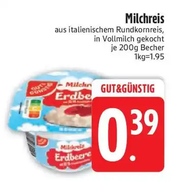 Edeka GUT & GÜNSTIG Milchreis Angebot