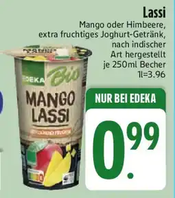 Edeka Lassi Mango oder Himbeere Angebot