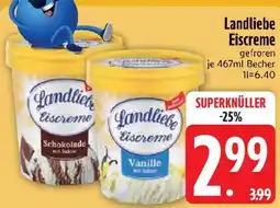 Edeka Landliebe Eiscreme Angebot