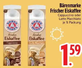 Edeka Bärenmarke Frischer Eiskaffee Angebot