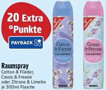 Edeka GUT&GUNSTIG Raumspray Cotton & Flieder, Cassis & Freesie oder Zitrone & Limette Angebot