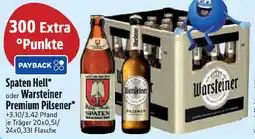 Edeka Spaten Hell oder Warsteiner Premium Pilsener Angebot
