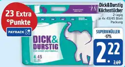 Edeka Dick&Durstig Küchentücher Angebot