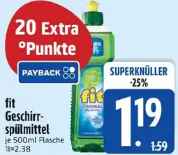 Edeka fit Geschirr- spülmittel Angebot