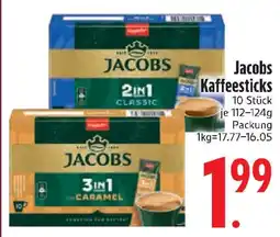Edeka Jacobs Kaffeesticks Angebot