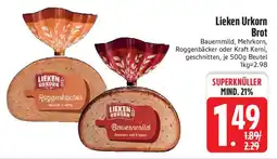 Edeka Lieken Urkorn Brot Angebot