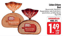 Edeka Lieken Urkorn Brot Angebot