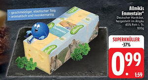 Edeka Allmikäs Emmentaler Angebot
