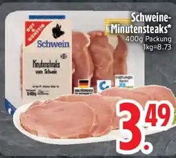 Edeka GUt&GUNSTIG Schwein Minutensteaks Angebot