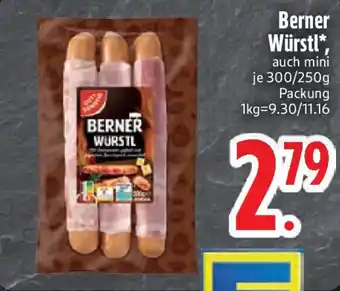 Edeka GUT&GUNSTIG Berner Würstl Angebot
