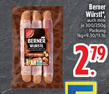 Edeka GUT&GUNSTIG Berner Würstl Angebot