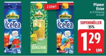 Edeka Pfanner Eistee Angebot