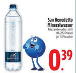 Edeka San Benedetto Mineralwasser Angebot