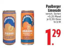 Edeka Paulberger Limonade Angebot