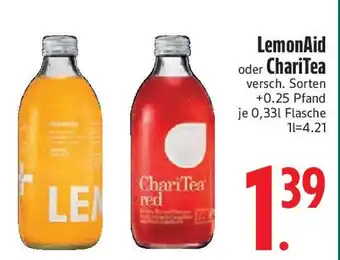 Edeka LemonAid oder ChariTea Angebot