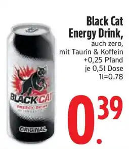 Edeka Black Cat Energy Drink Angebot