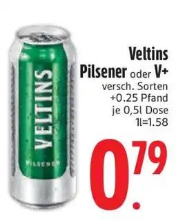 Edeka Veltins Pilsener oder V+ Angebot