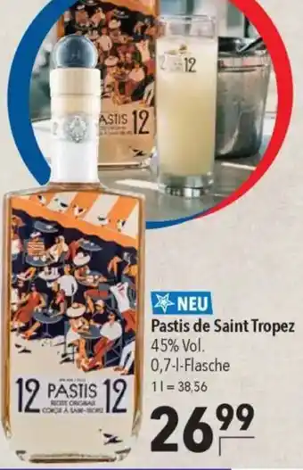 CITTI Markt Pastis de Saint Tropez 45% Vol. Angebot