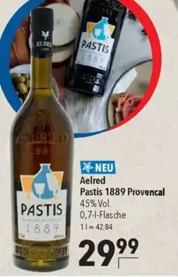 CITTI Markt Aelred Pastis 1889 Provencal 45% Vol. Angebot