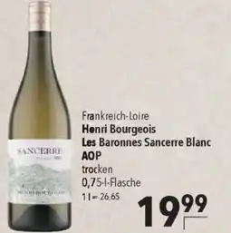 CITTI Markt Henri Bourgeois Les Baronnes Sancerre Blanc AOP Angebot