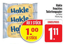 Edeka Hakle Feuchtes Toilettenpapier Angebot