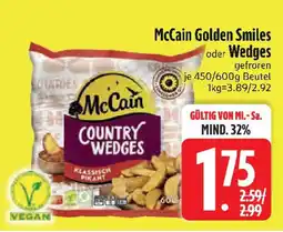 Edeka McCain Golden Smiles oder Wedges Angebot