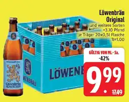 Edeka Löwenbräu Original Angebot