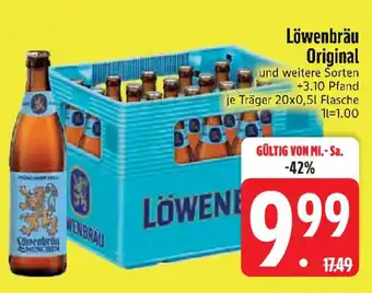 Edeka Löwenbräu Original Angebot