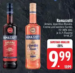 Edeka Ramazzotti Amaro, Aperitivo Rosato, Crema Angebot